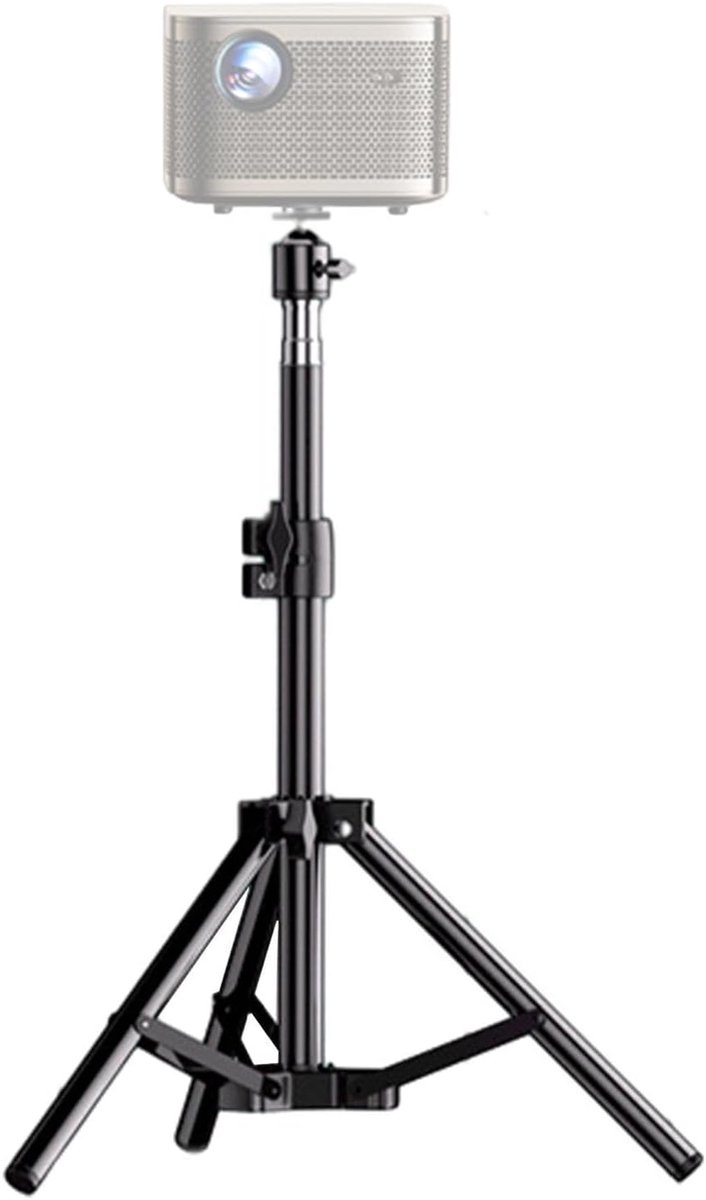 Projector Vloerstandaard - Laptop Statief - Thuisbioscoop Opzetten - Opvouwbaar Uitschuifbaar - 55cm Beugel