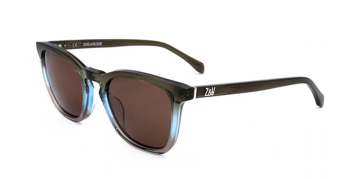 Zadig & Voltaire SZV283 Green grad. azure 51/20/140 UNISEX Zonnebrillen