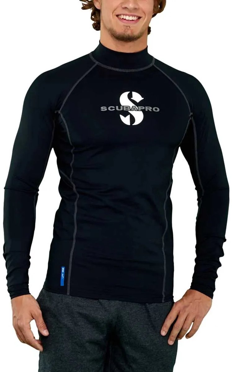 Scubapro Upf 80 T Flex Rash Guard Met Lange Mouwen Zwart L Man