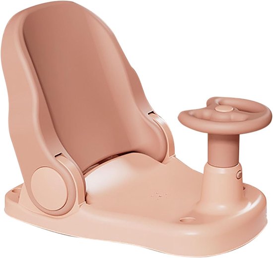 Babybadzitje - Douchestoel Baby - Veilig Baden - Verstelbare Zitmodi - Roze — afbeelding 5