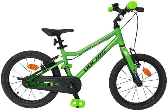 Volare Venom Kinderfiets - Jongens - 18 inch - 6 Speed - Groen - Twee handremmen — afbeelding 3