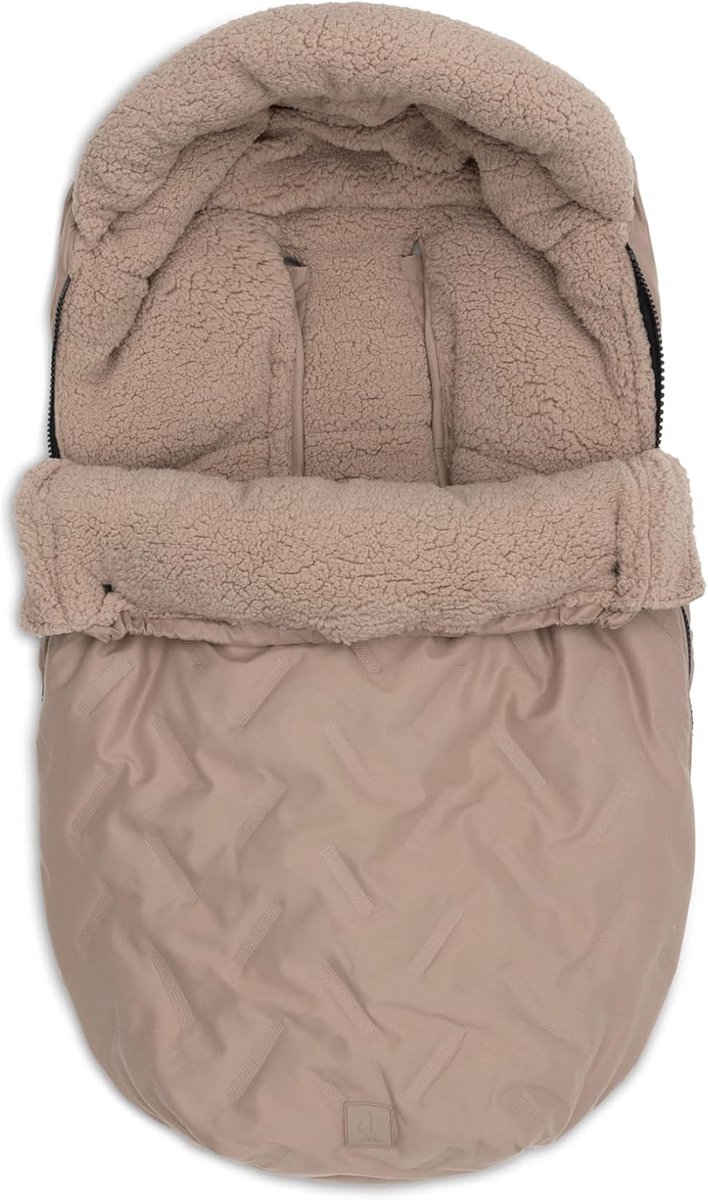 Baby Voetenzak - Baby Zitje Hoes - Kinderwagen Babyzitje - Bionic Finish Bescherming - 73 x 43 cm - Milky Coffee van Merkloos — afbeelding 5