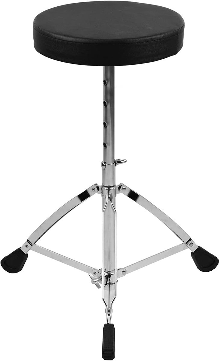 Drumkruk - Drumstoel Percussie - Muziek Maken - Verstelbare Hoogte - 28cm Kussen