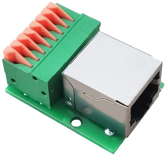 Allecto - RJ45 Ethernet Connector - Female - Adapter - Breakout ...