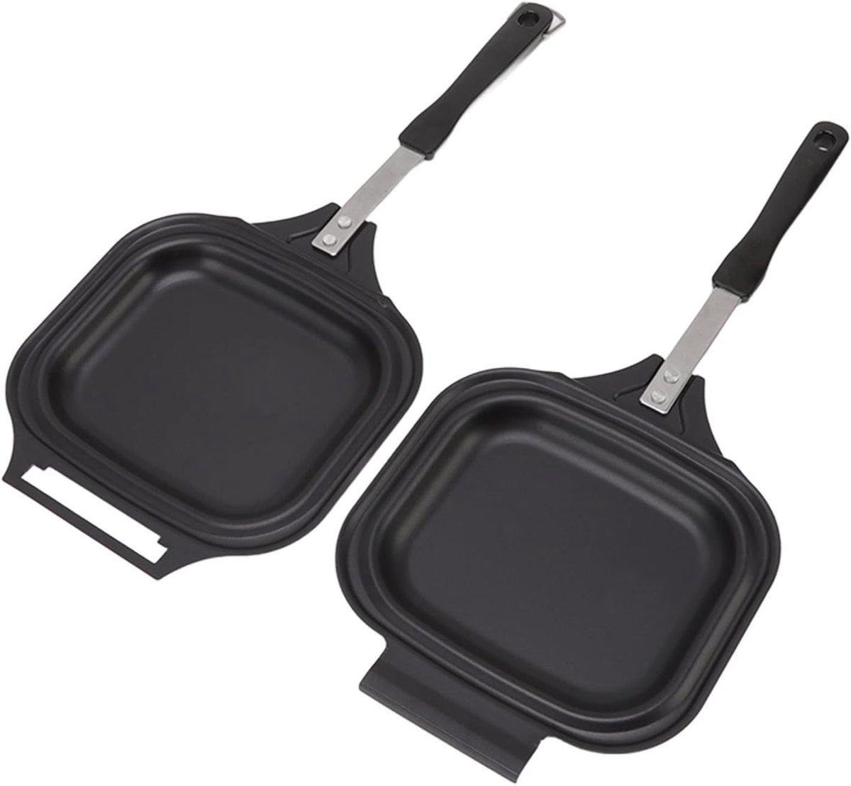 Pannenkoekenpan - Koekenpan Omeletpan - Ontbijt Bakken - Gelijkmatige Verwarming - 17x37x4 cm