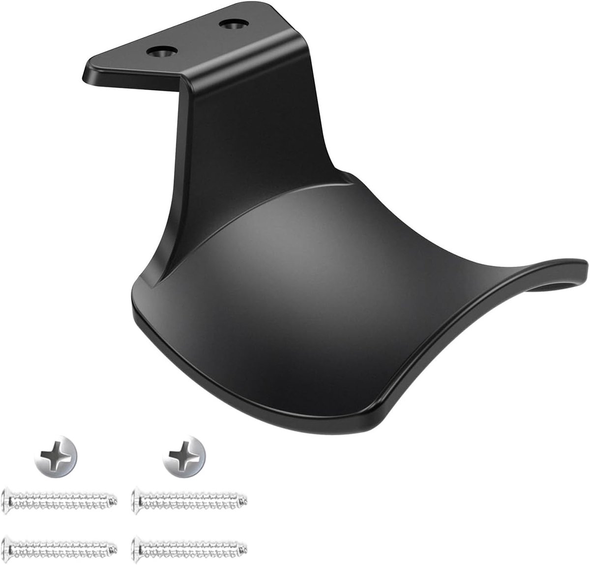 Koptelefoon Houder - Headset Hanger - Bureau Organiseren - Dubbele Montage Opties - 65 x 55 x 40 mm - Zwart
