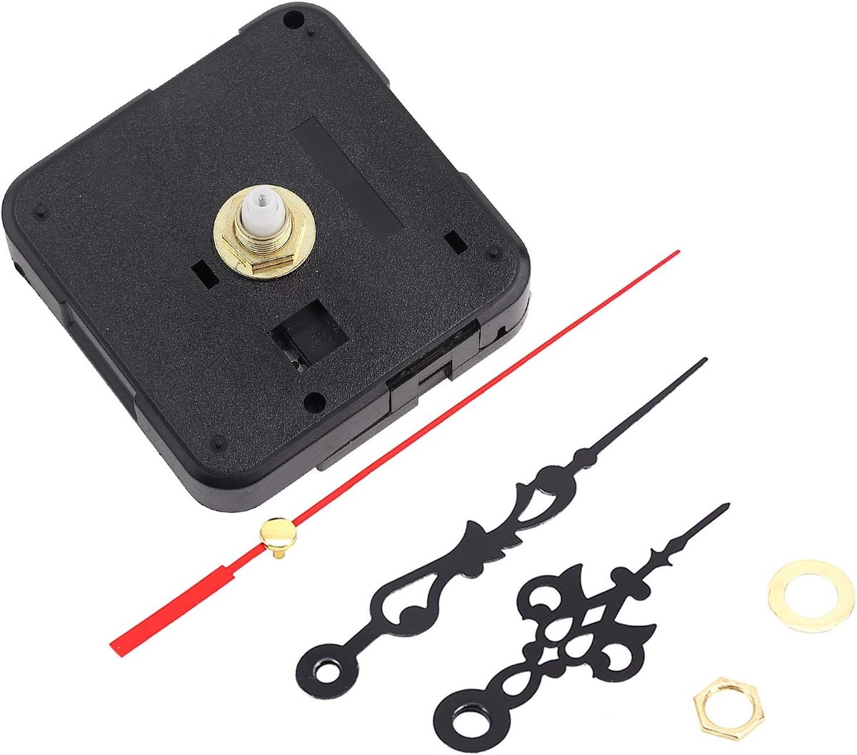 Klok uurwerk - Reparatie onderdelen - Klok maken - Precisie mechanisme - Diverse maten - Zilverkleurig