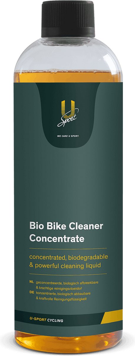 U-Sport Bio Bike Cleaner Concentrate - 700 ml - Maakt 2,8 Liter Fietsreiniger - Duurzaam & Voordelig - Biologisch Afbreekbaar
