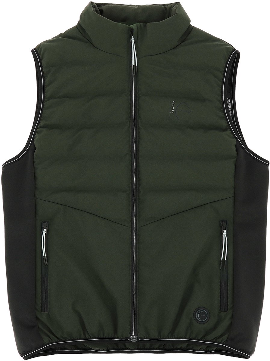 EQUITHEME VERWARMDE BODYWARMER SASHA Groen