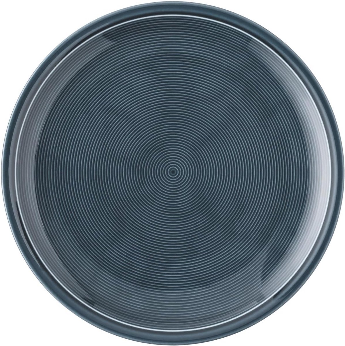 Elegante Nachtblauwe Dinerborden 28 cm met Reliëfstructuur