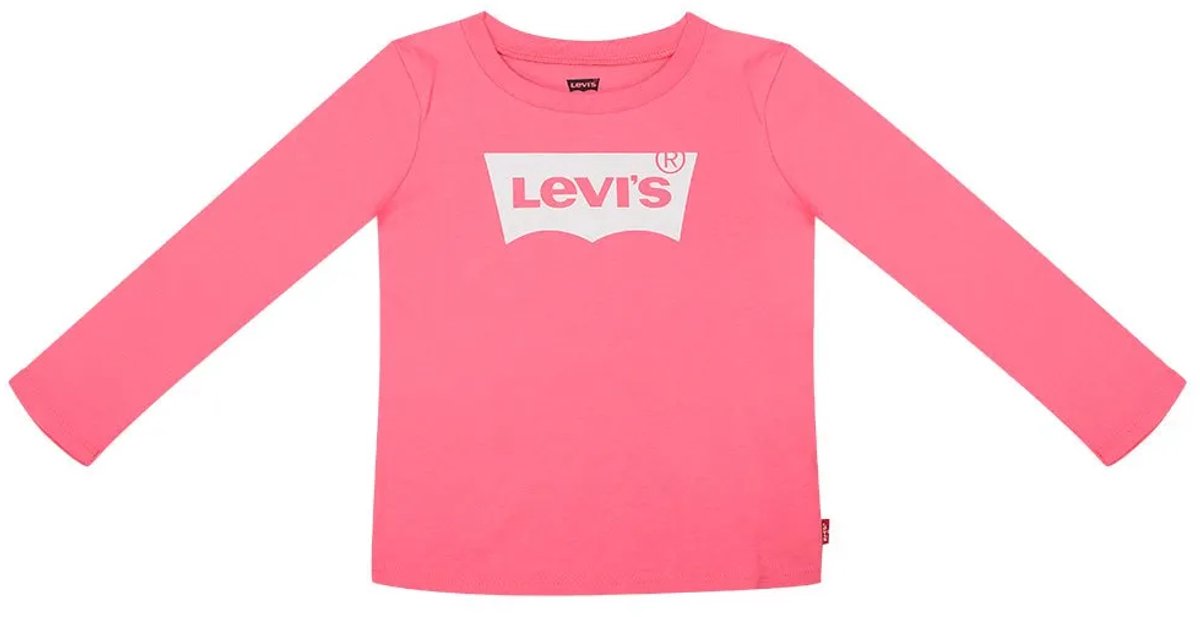 Levi´s ® Kids Batwing T-shirt Met Lange Mouwen 24 Months Meisje Camellia Rose
