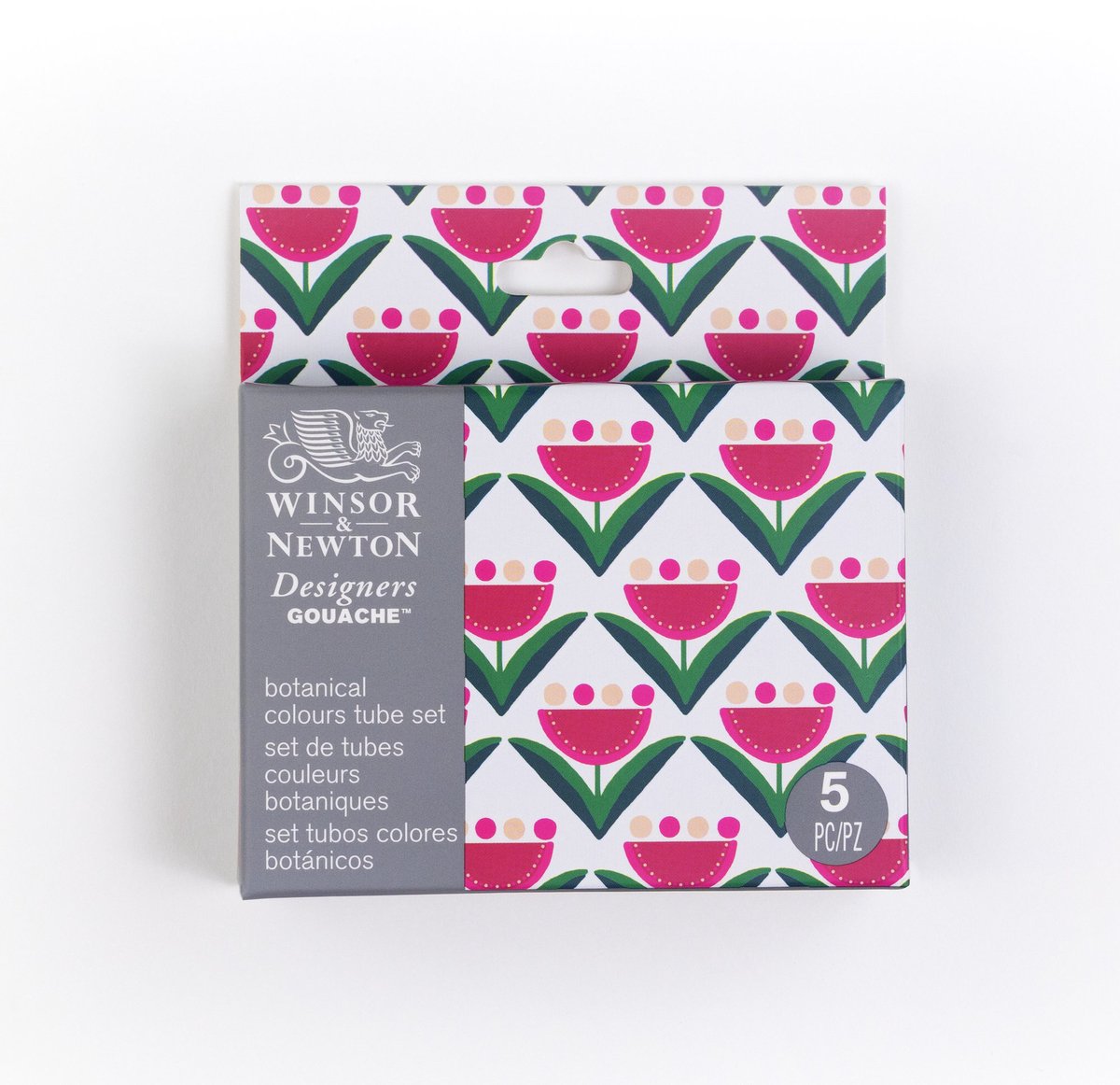 Winsor & Newton 0690183 Designer Gouache Botanical Set 5x14ml – Hoogwaardige gouache voor bloemen- en botanische illustraties