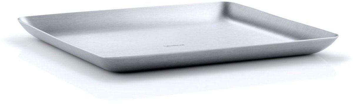 Tablett - Geborsteld Rvs - 20 x 17 x 1,5 cm
