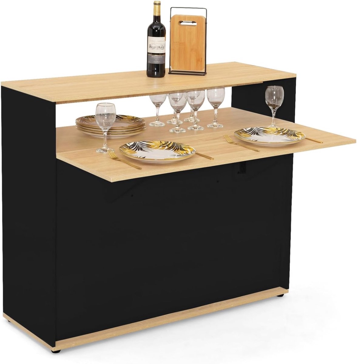 Barkast - Drankkast - Flessenrek - Wijnrek - Drankmeubel