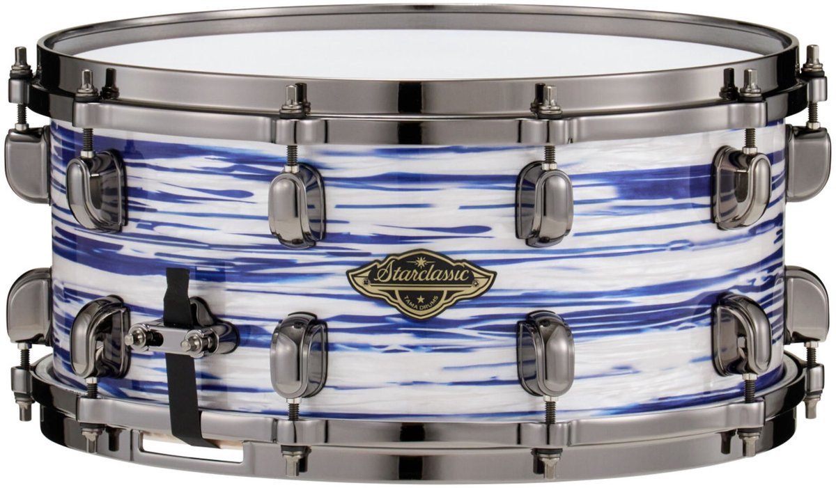 Tama WBRS65BN-BWO Starclassic Walnut/Birch Snare 14"x6,5" Blue and White Oyster - Snare drum