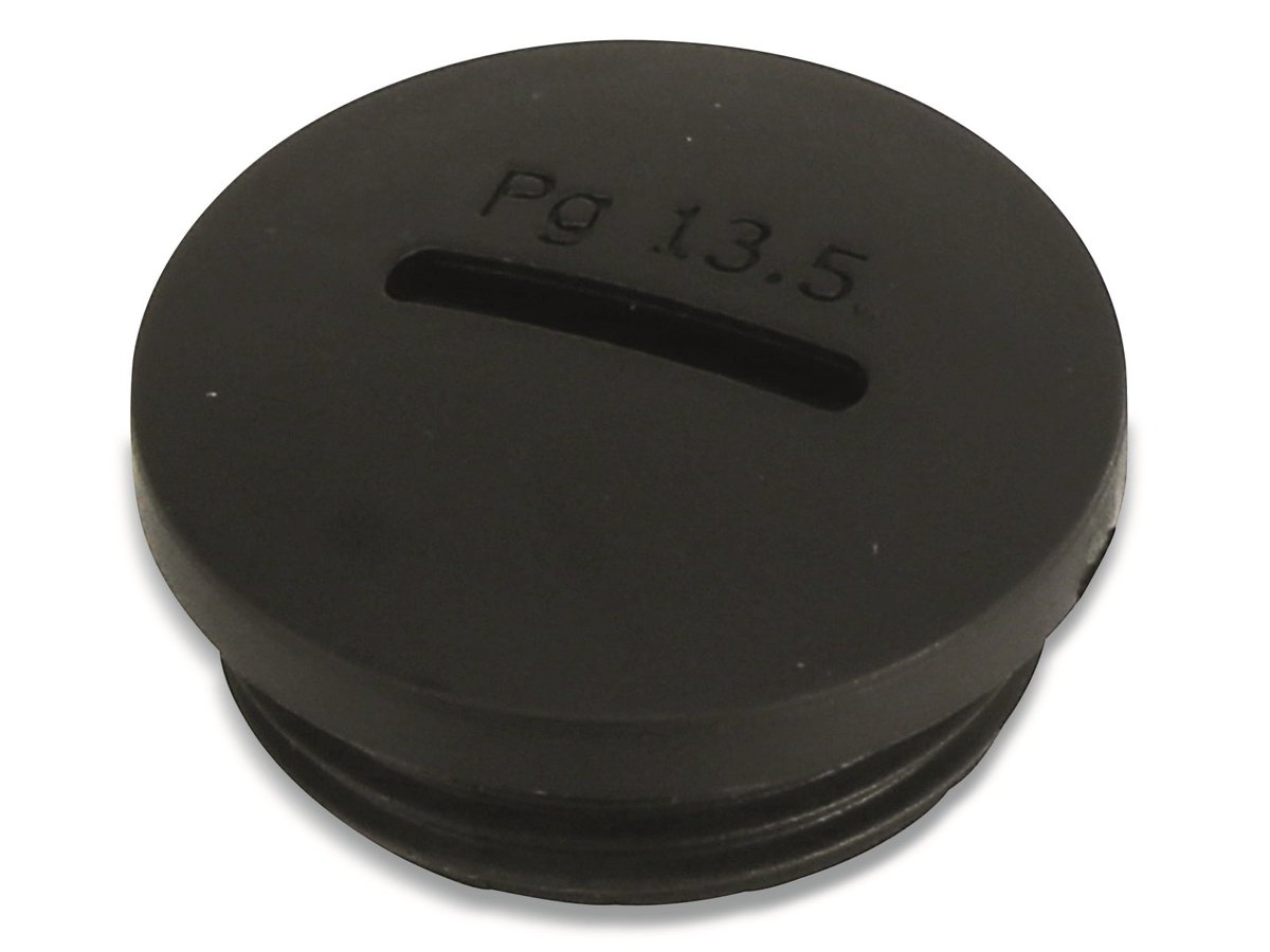KSS afsluitplug, PG, PG-13,5, zwart