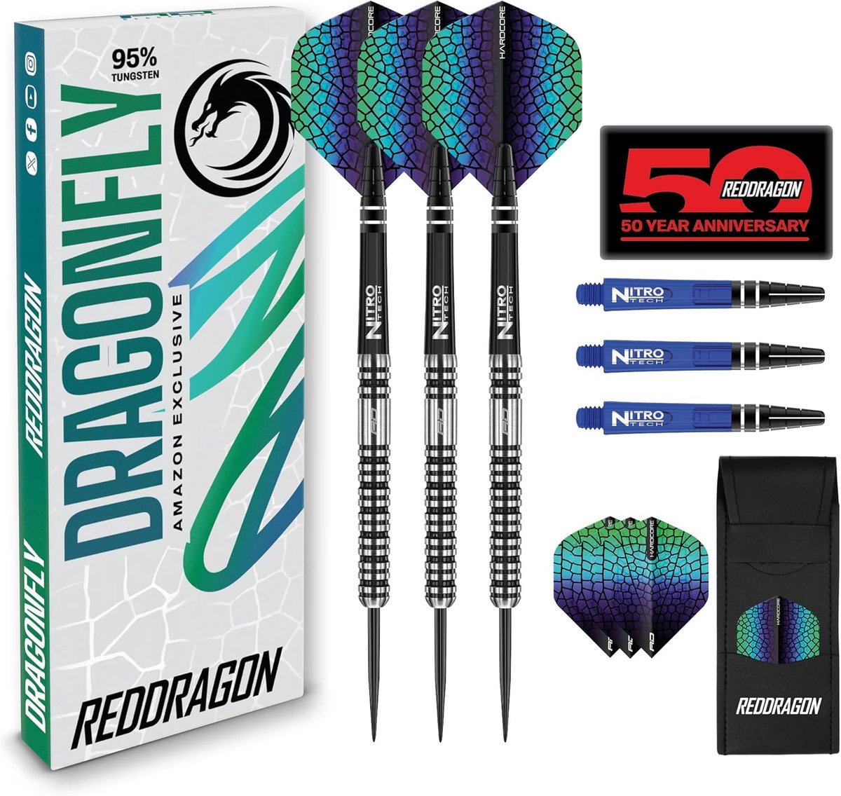 Professionele Tungsten Dartpijlen Set met Flights en Shafts