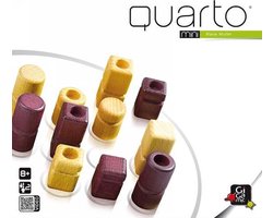 Gigamic- Quarto Mini - Tactisch Twee-spelers bordspel - 4 op een rij! - NL - EN - DU - FR - SP - IT