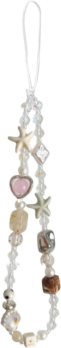 Decoratieve Parelketting Polsband voor Camera, Telefoon en Sleutelhanger