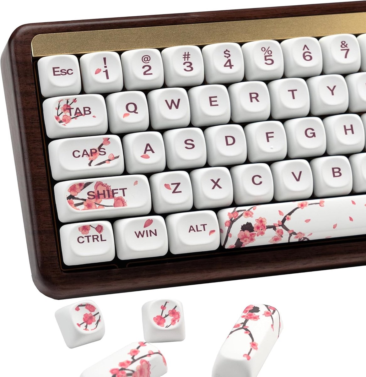 Roze PBT Keycaps Set (140 stuks) - MOA Profiel voor Mechanisch Toetsenbord