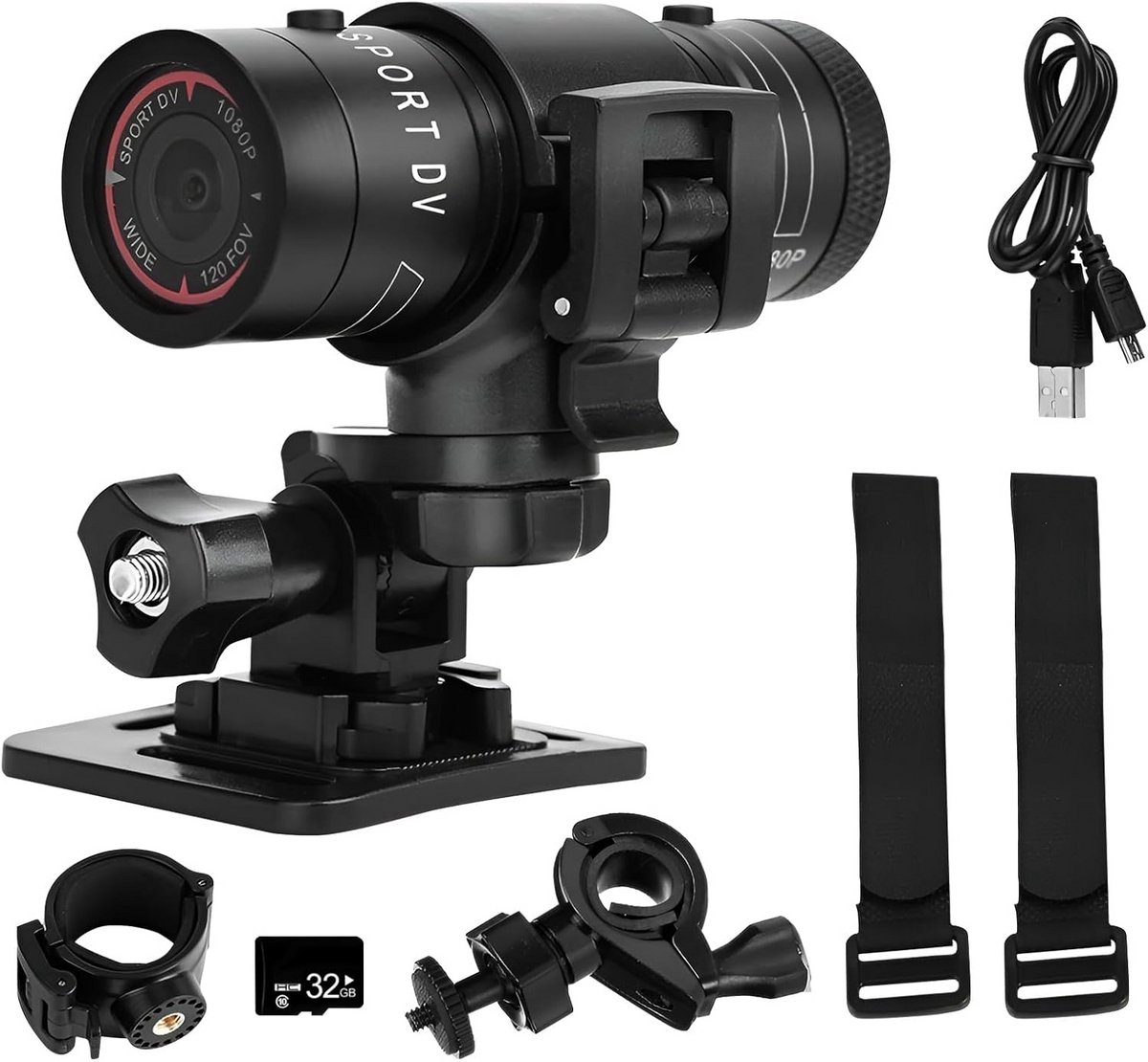 Waterdichte Fietshelm Camera HD 1080P voor Motorfietsen en Fietsen