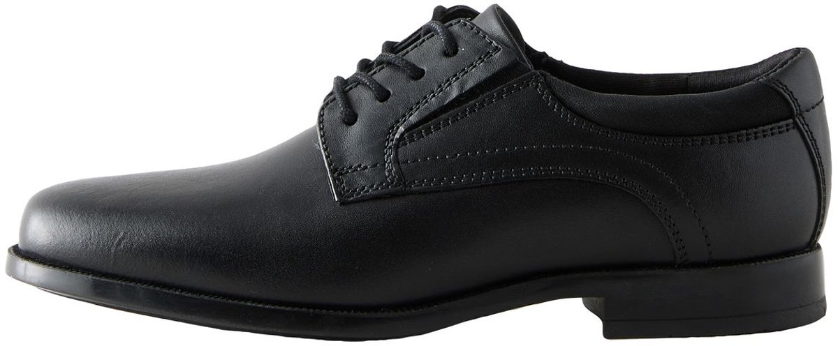 Next - Jongens - Leren Derby-veterschoenen voor school - Zwart