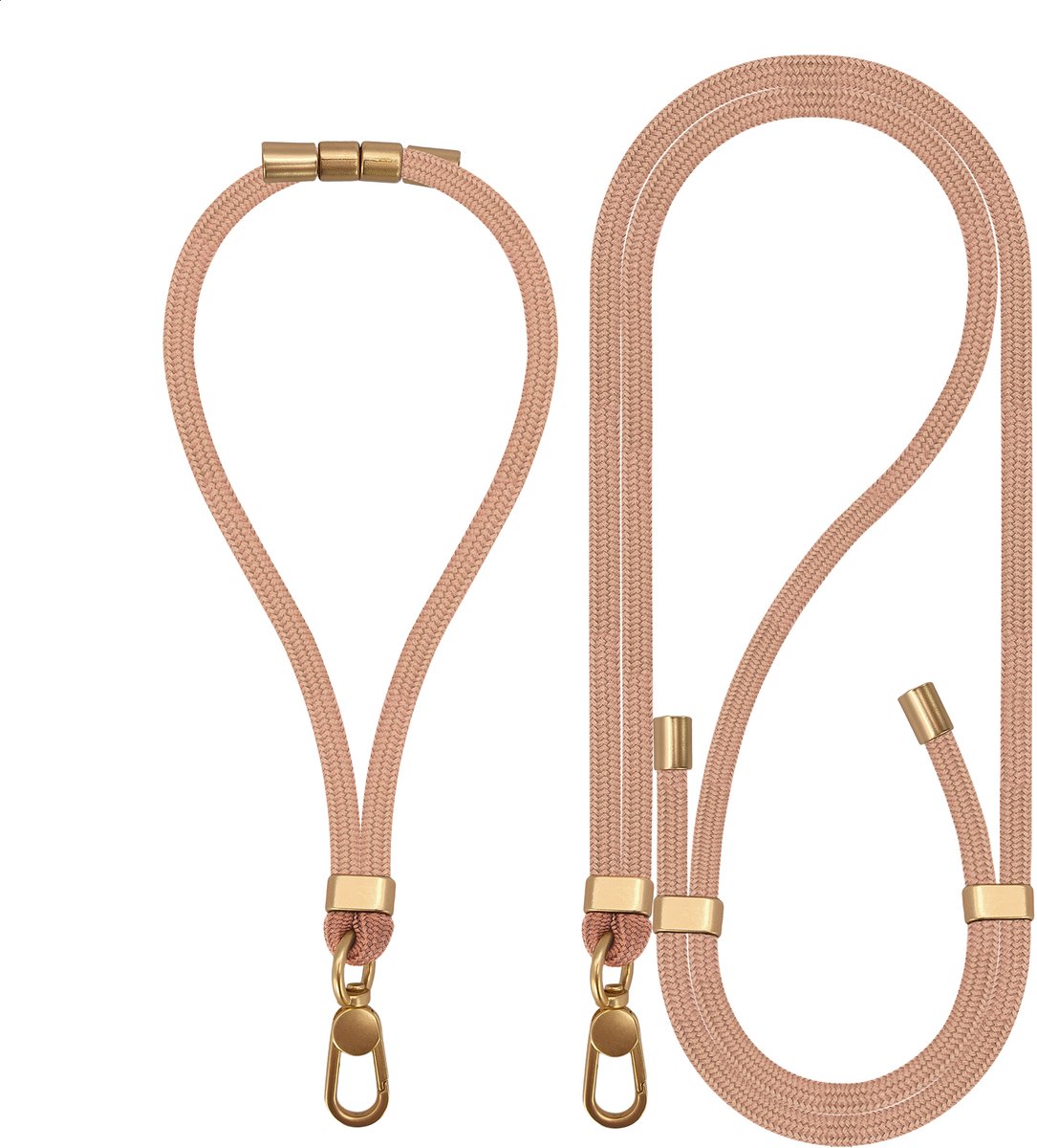 My Style Universeel Telefoonkoord Verstelbaar - Roze (2-Pack)