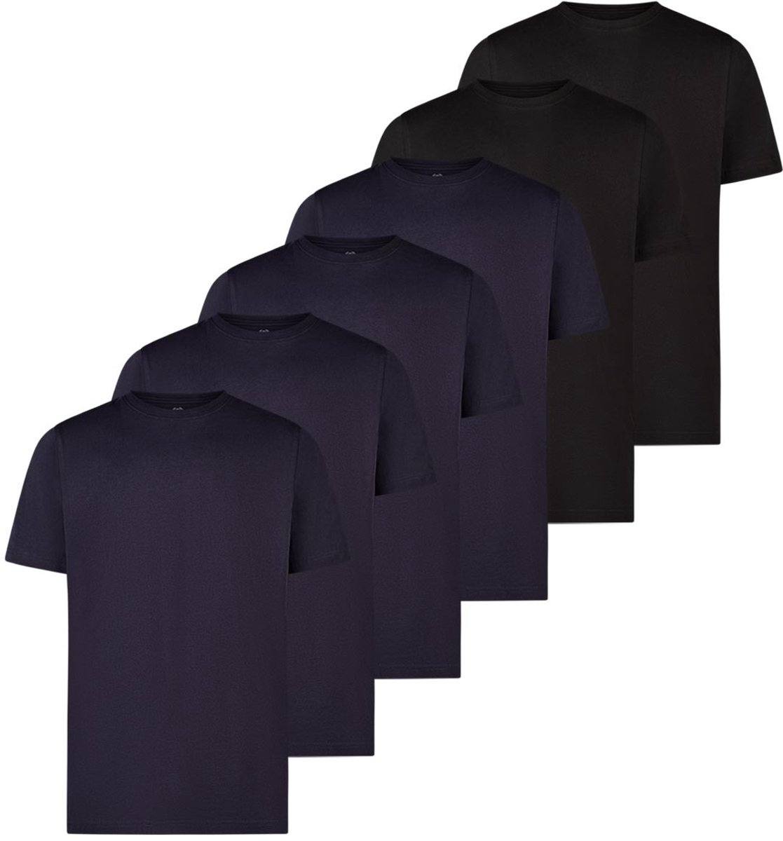 LERROS Heren t-shirt 6 pack Basic