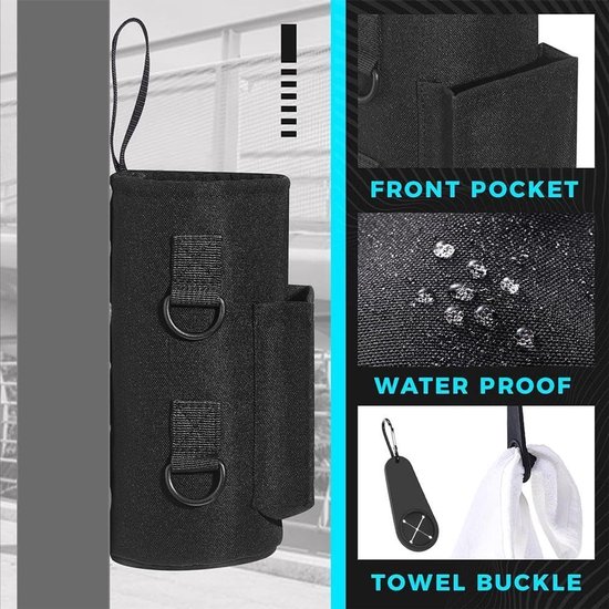 Magnetische Sporttas met Ingebouwde Magneten Bidonhouder en Telefoonvakjes Gymtas Organizer voor Sportaccessoires en Drinkfles — afbeelding 4