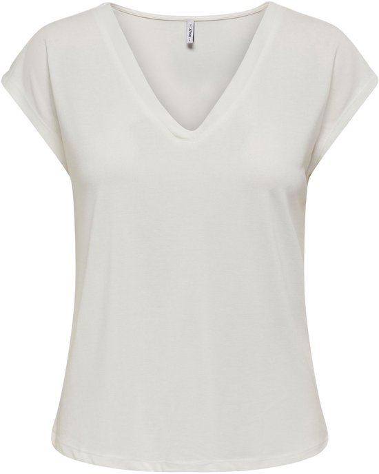 ONLY ONLFREE S/ S MODAL V-NECK TOP JRS NOOS Haut Femme - Taille M