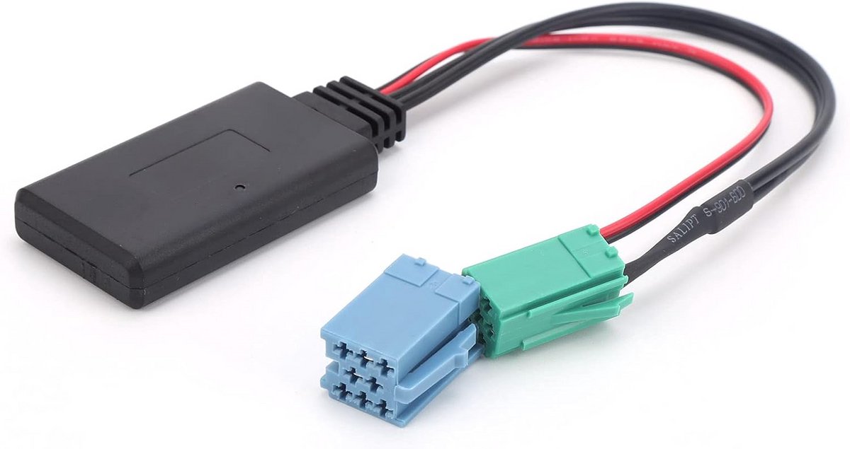 Bluetooth 5.0 AUX Adapter Kabel Mini ISO 6/8 Pin voor Auto Radio (2005-2011)