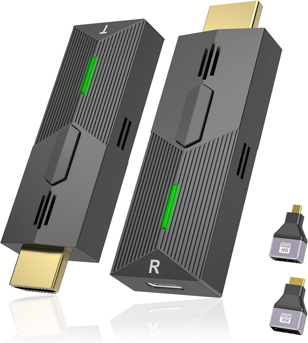 Draadloze HDMI Extender voor 1080p Video en Audio Streaming – Plug & Play Zender Ontvanger Set