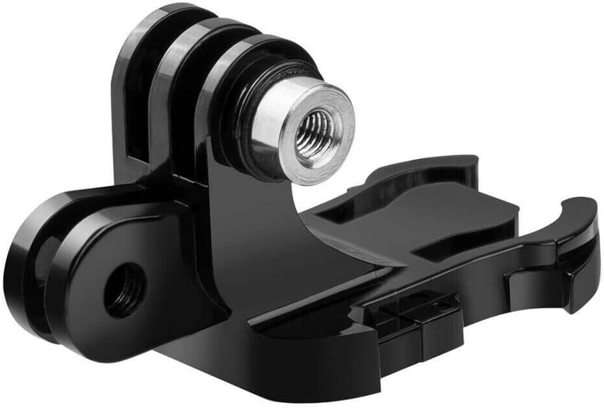 Dubbele J-Haakhouder voor Actiecamera's en Sportcamera's - Universele Montagebeugel
