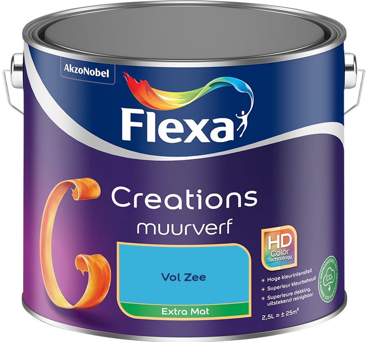 Flexa Creations Muurverf Extra Mat Vol Zee 2,5 L