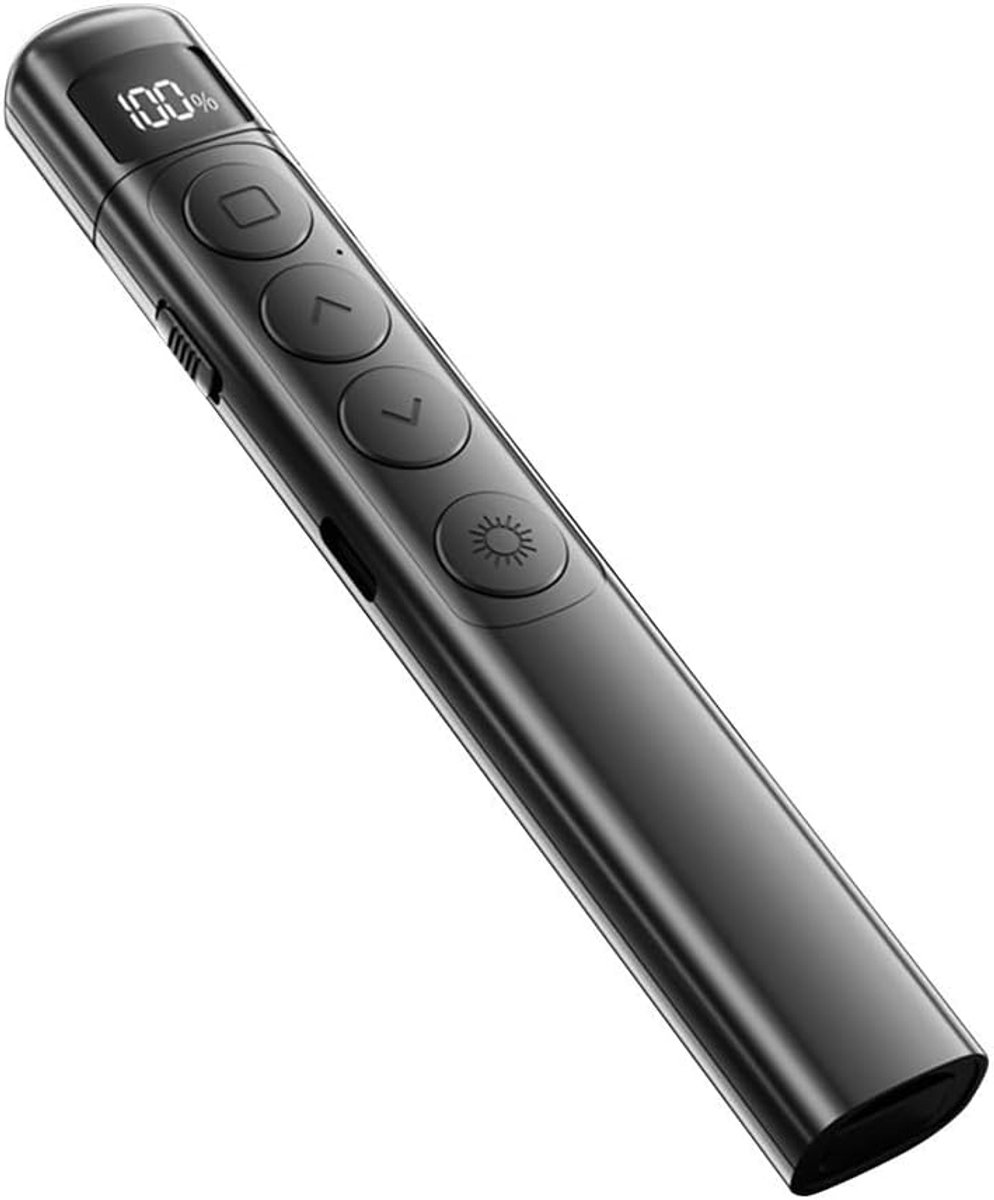 Draadloze Presenter met USB Ontvanger - Lange Afstandsbediening voor PowerPoint & Meer