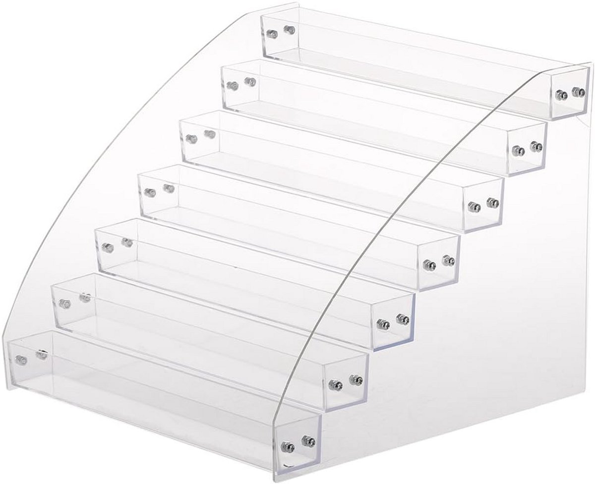 Transparante Acryl Make-up Organizer Display voor Nagellak en Lippenstift (7 Lagen)
