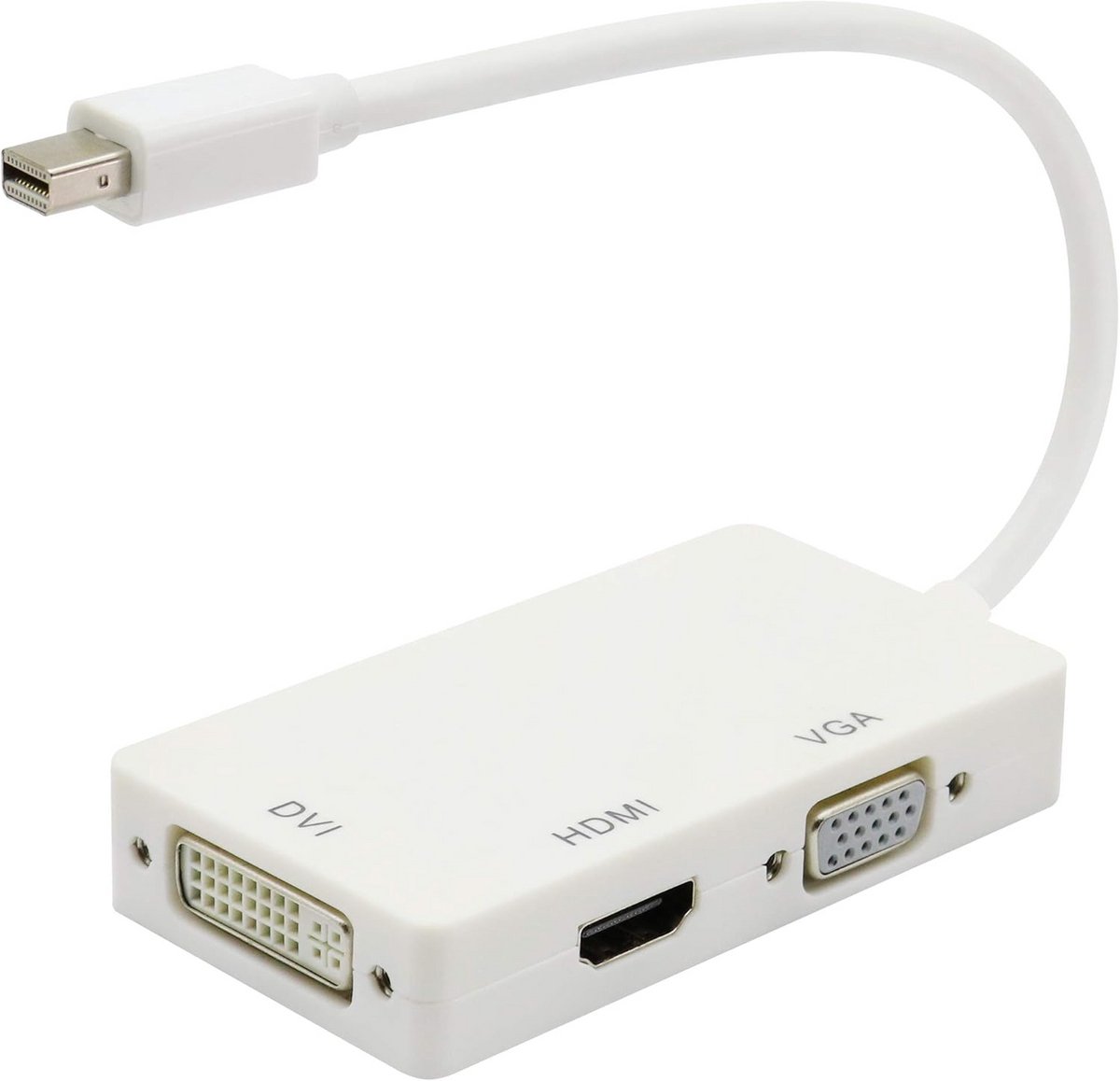 Mini DisplayPort 3-in-1 Adapter: mDP naar HDMI, VGA en DVI Converter voor 1080P