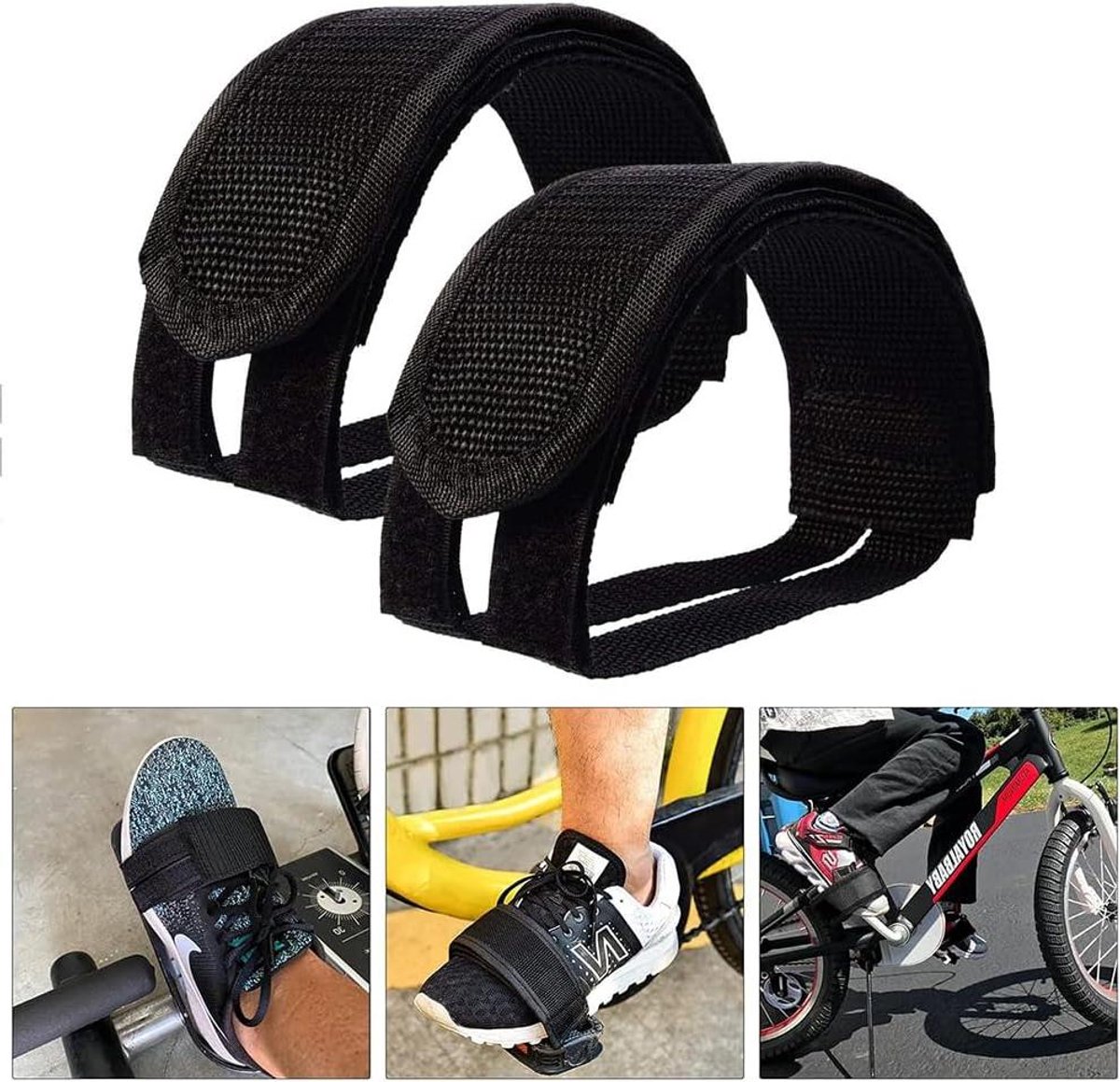 Fietspedaal riemen voor antislip grip - Set van 2 stuks, hometrainer accessoires