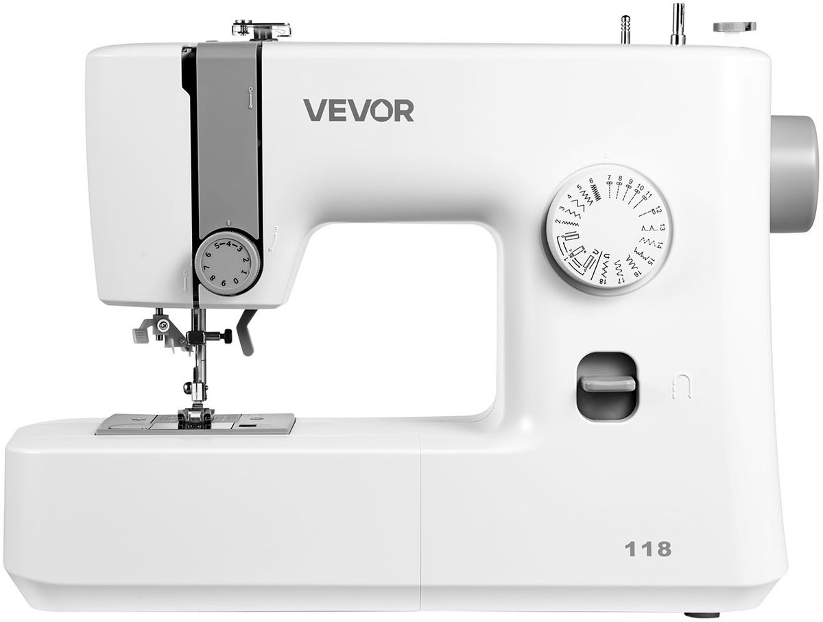 VEVOR Geautomatiseerde Naaimachine Digitale Naaimachine 18 Steektoepassingen
