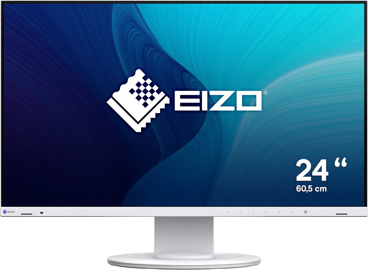 EIZO FlexScan EV2400R-WT computer monitor 60,5 cm (23.8") 1920 x 1080 Pixels Full HD LCD Wit