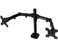 FURVERO HK003 – Monitorarmen – Dubbele verstelbare armen – 13–32 inch compatibiliteit – Geïntegreerd kabelbeheer