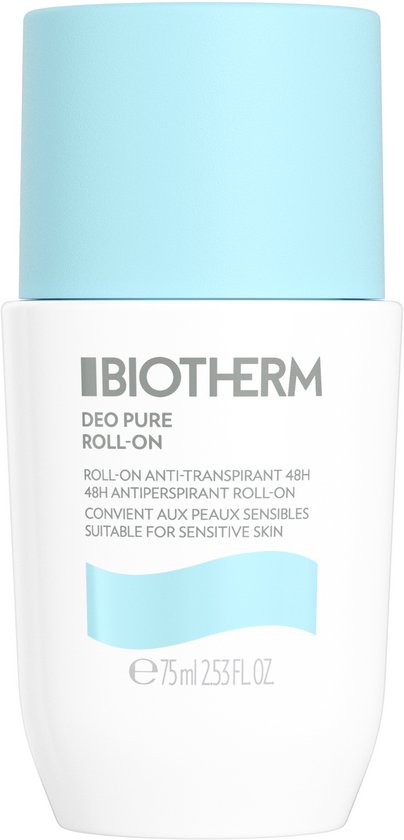 Biotherm Deo Pure Deodorant - Roll-on Deodorant - Frisse Textuur - 48H Anti-Transpirant - Unisex Deodorant - 75ml