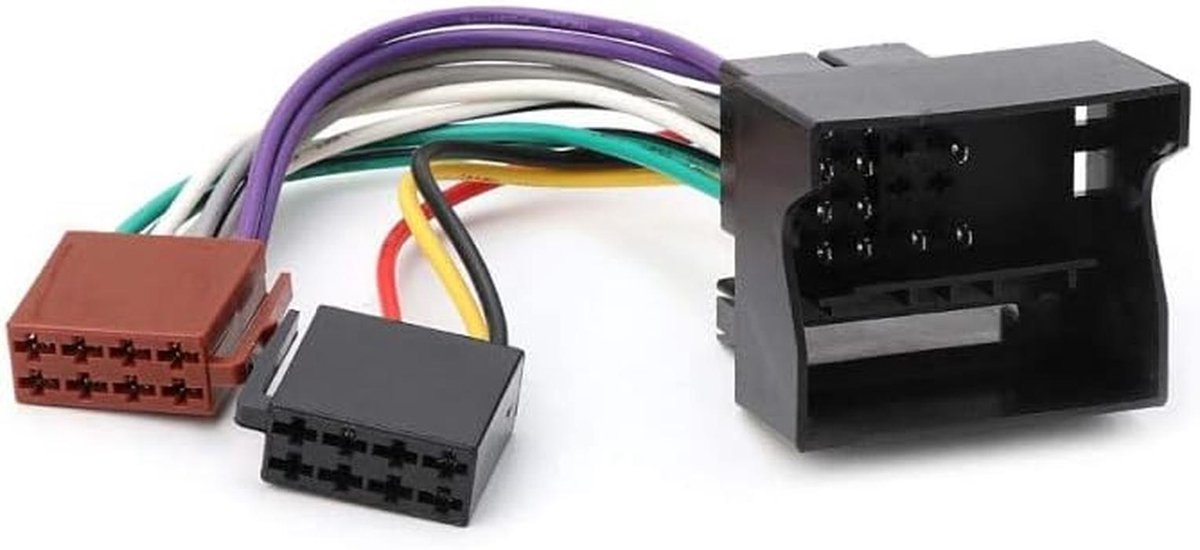 ISO autoradio kabelboom adapter connector voor Citroën en Peugeot modellen