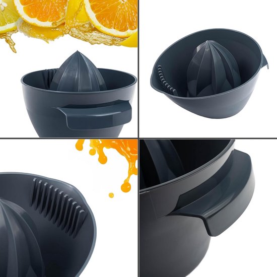 Handmatige Citruspers Kunststof - Ovale Vruchtenpers voor Sinaasappelsap — afbeelding 4