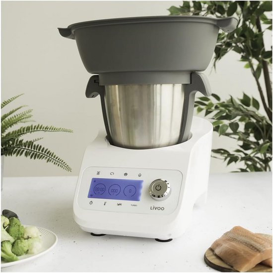 Keukenmachine met 12 Functies: Koken, Stomen, Hakken & Meer met 3.5L Kom van Merkloos — afbeelding 4