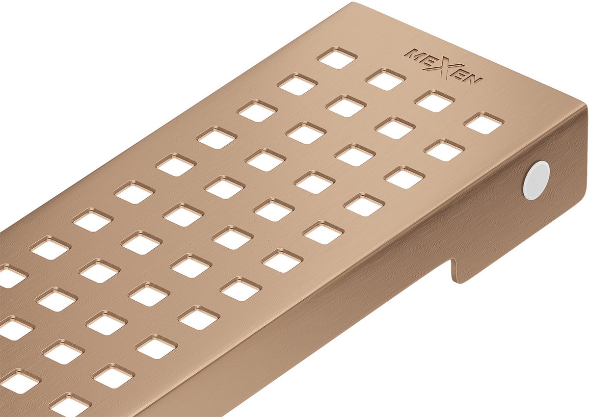 Mexen Flat M08 afdekplaat voor lijnafvoer 70 cm, geborsteld koper - 1C25070