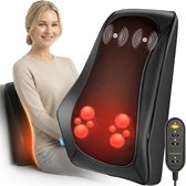 Lifeproducts Massagekussen - Nekmassage Apparaat - Massage voor Nek en Rug - Shiatsu Nek Massage Apparaat met Warmtefunctie