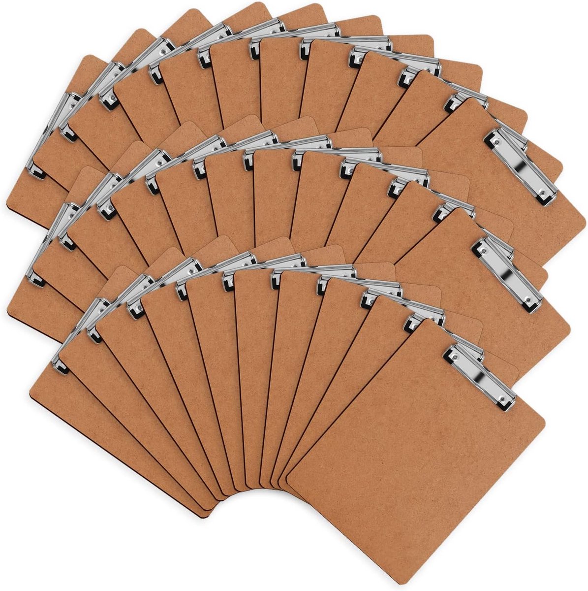 Klemmen hardboard A4 zwart - 32 stuks