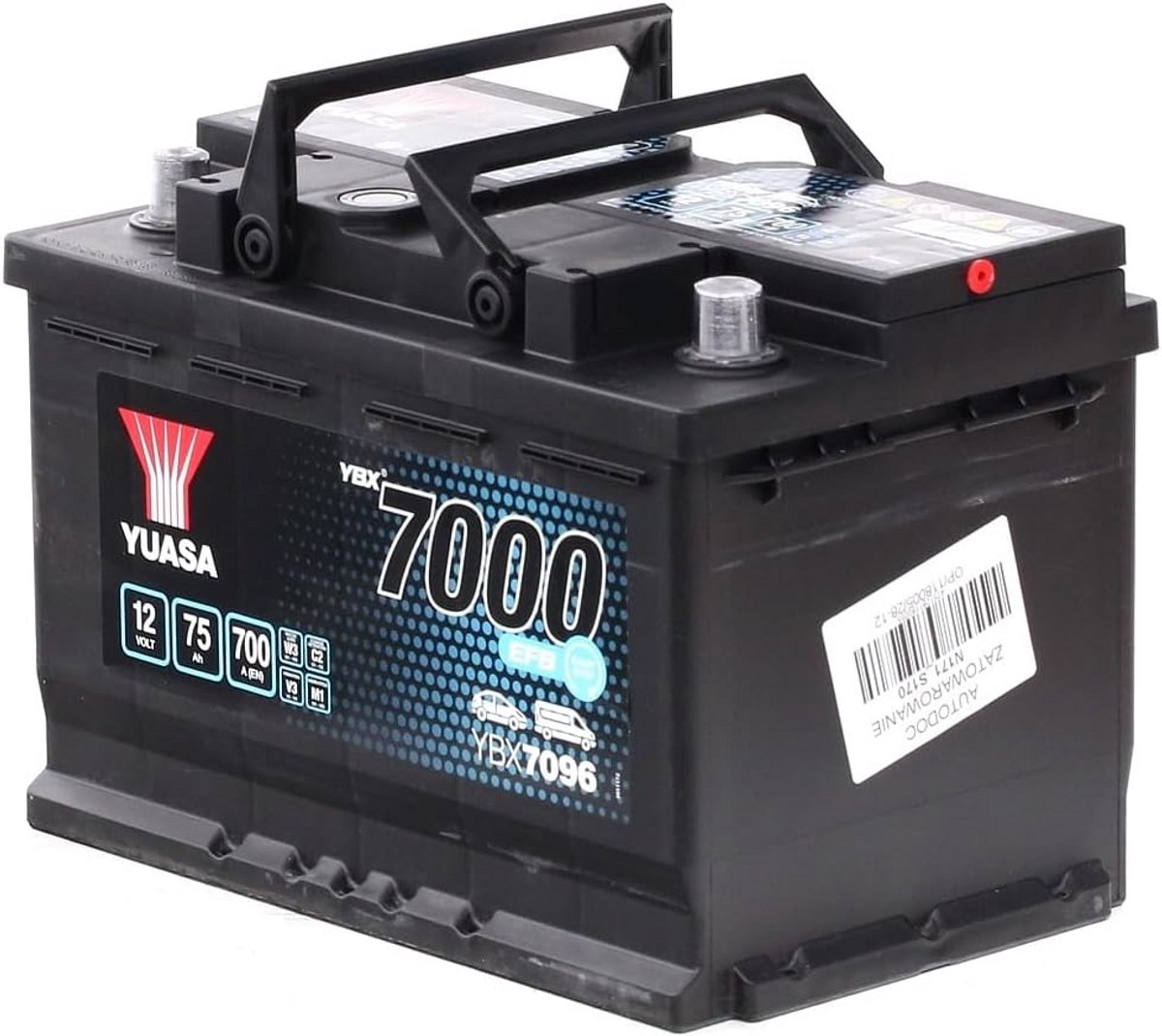 Auto Accu 75Ah 700A - Onderhoudsvrij & Start-Stop Geschikt