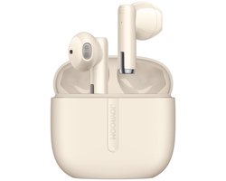Draadloze oordopjes true wireless – Dual mic ENC ruisonderdrukking – Touchbediening & oplaadcase – In-ear bluetooth earbuds – Joyroom Jpods – Beige